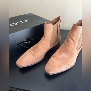 👑Mens Aldo Biondi Brown Suede Size 9